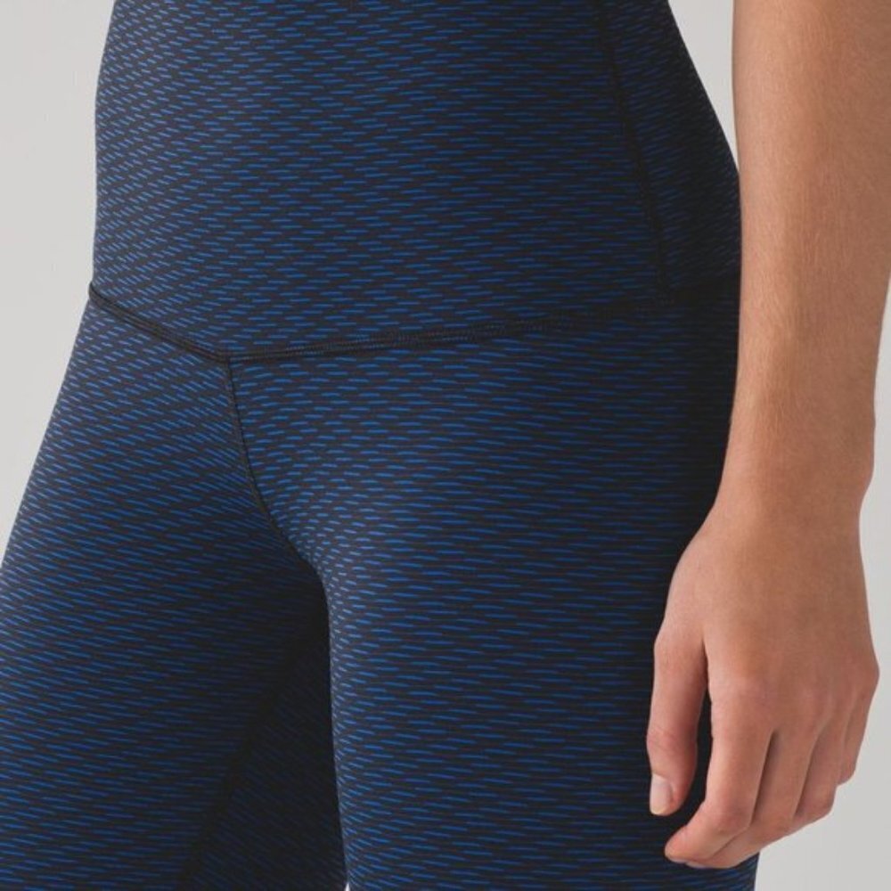 Lululemon Wunder Under Crop Yoga Legging Tights High Rise Waist Womens Size 4